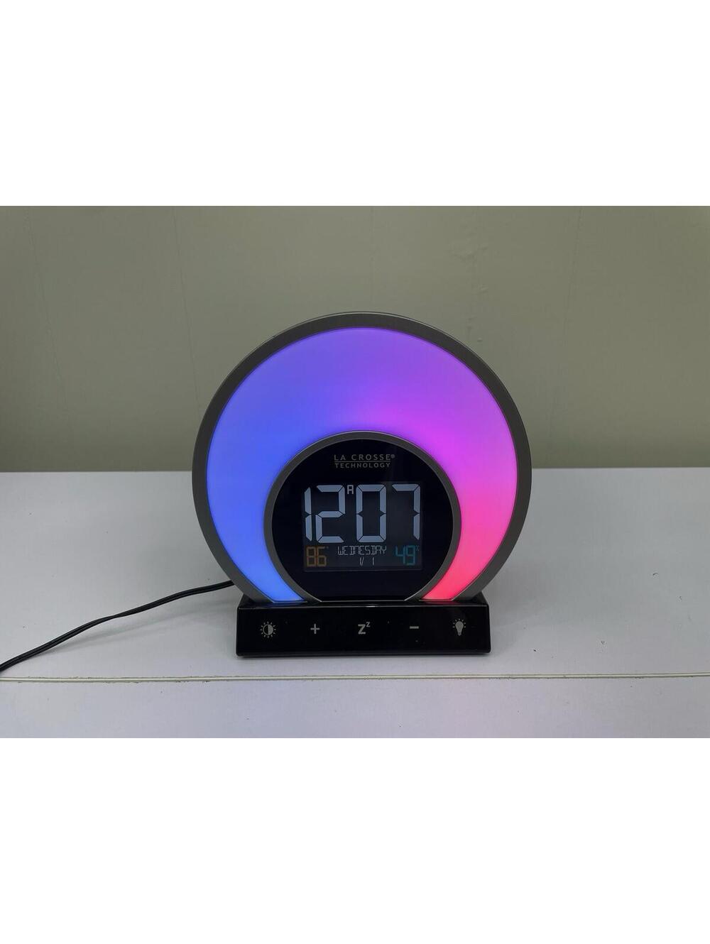 La Crosse C79141 Color Changing Alarm Clock Temp Display Tested W/USB-A Port